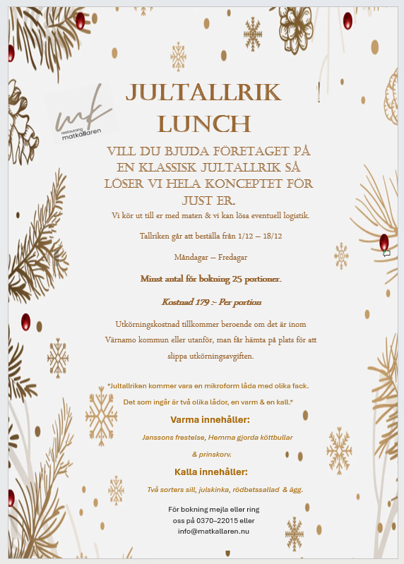 Jultallrik 2025 bild